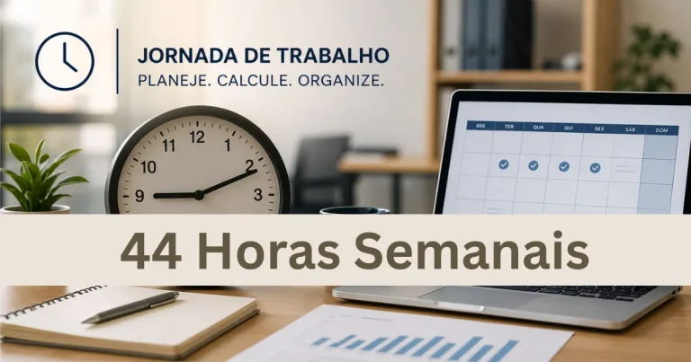 44 Horas Semanais Quantas Horas por Dia, por Mês e Como Calcular